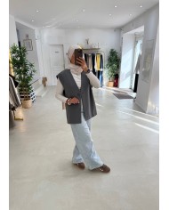 Veste sans manche Maelys noir