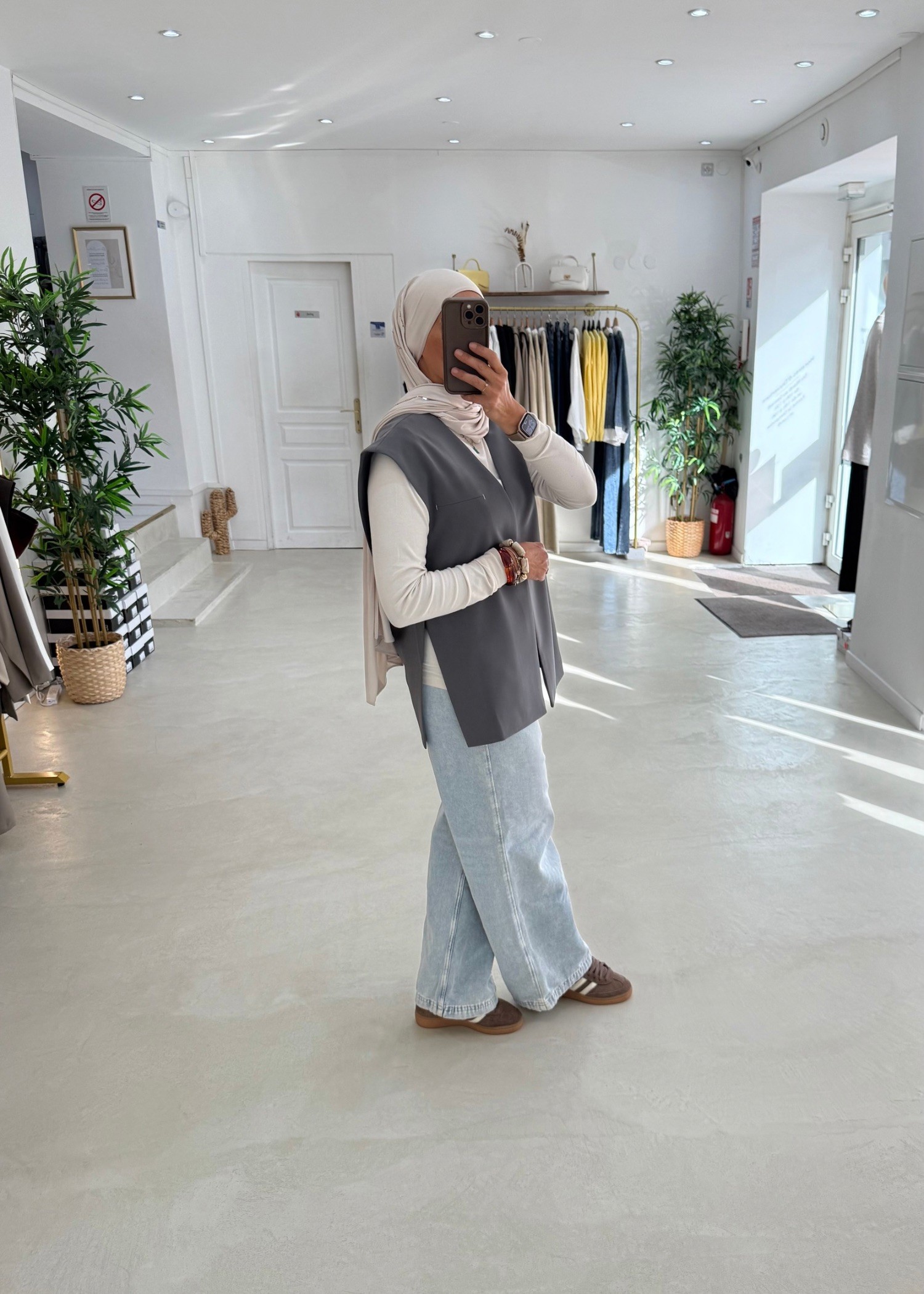 Veste sans manche Maelys Grey