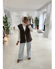 Veste sans manche Maelys Grey