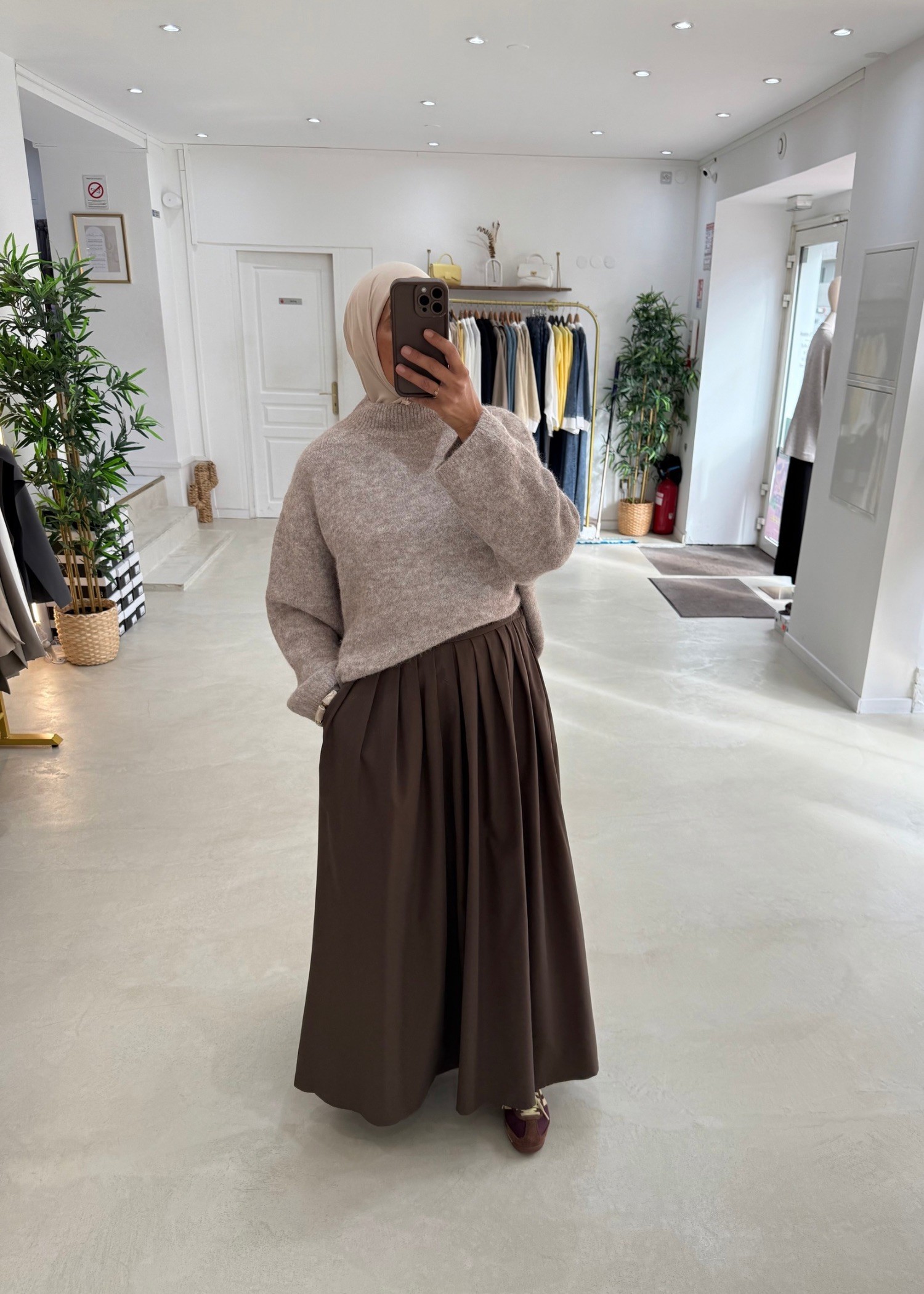 Jupe Chloé chocolat Jupe Chloé chocolat