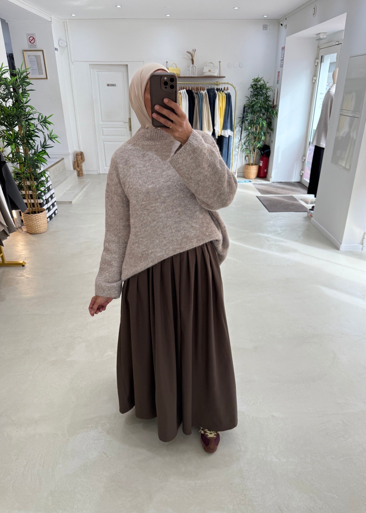 Jupe Chloé chocolat Jupe Chloé chocolat