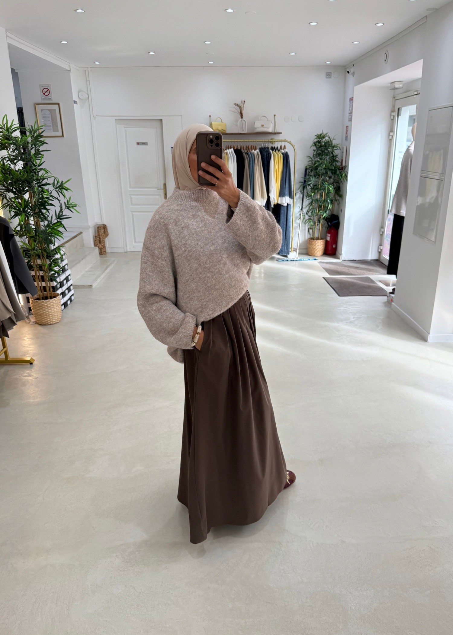 Jupe Chloé chocolat