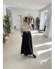 Robe 2 en 1 noir/beige