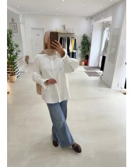 Chemise Flowy Blanche