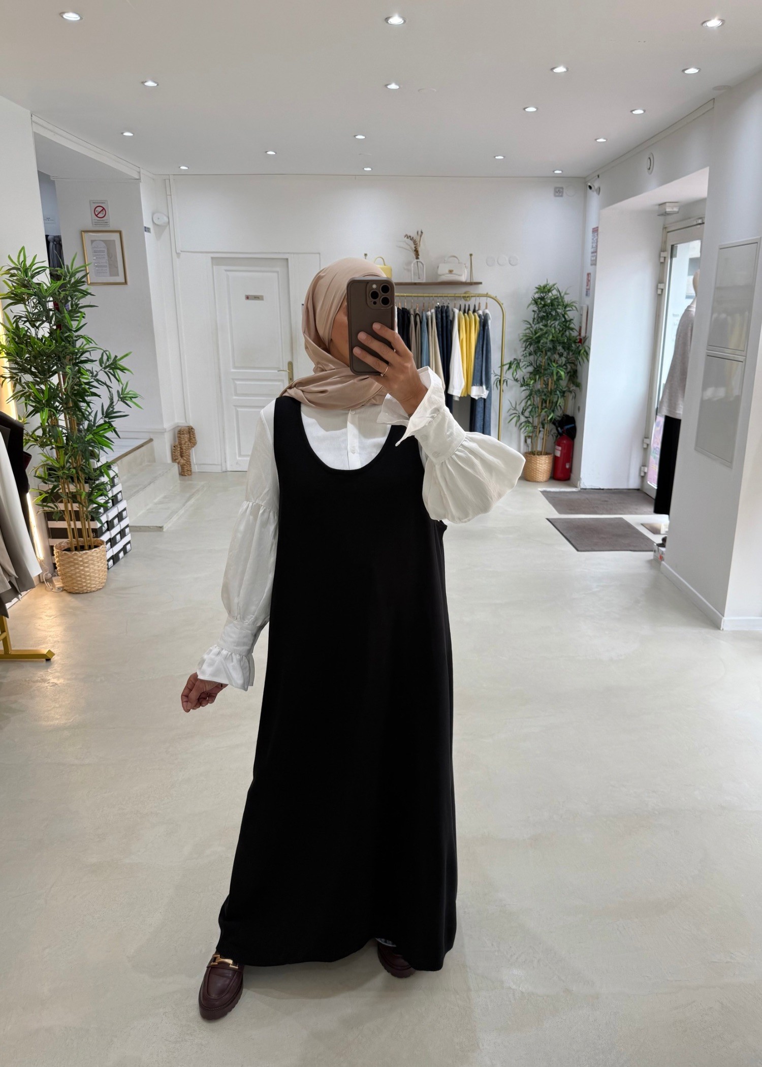 Robe Meraya Noir Robe Meraya Noir
