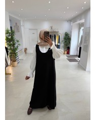 Robe 2 en 1 beige/taupe