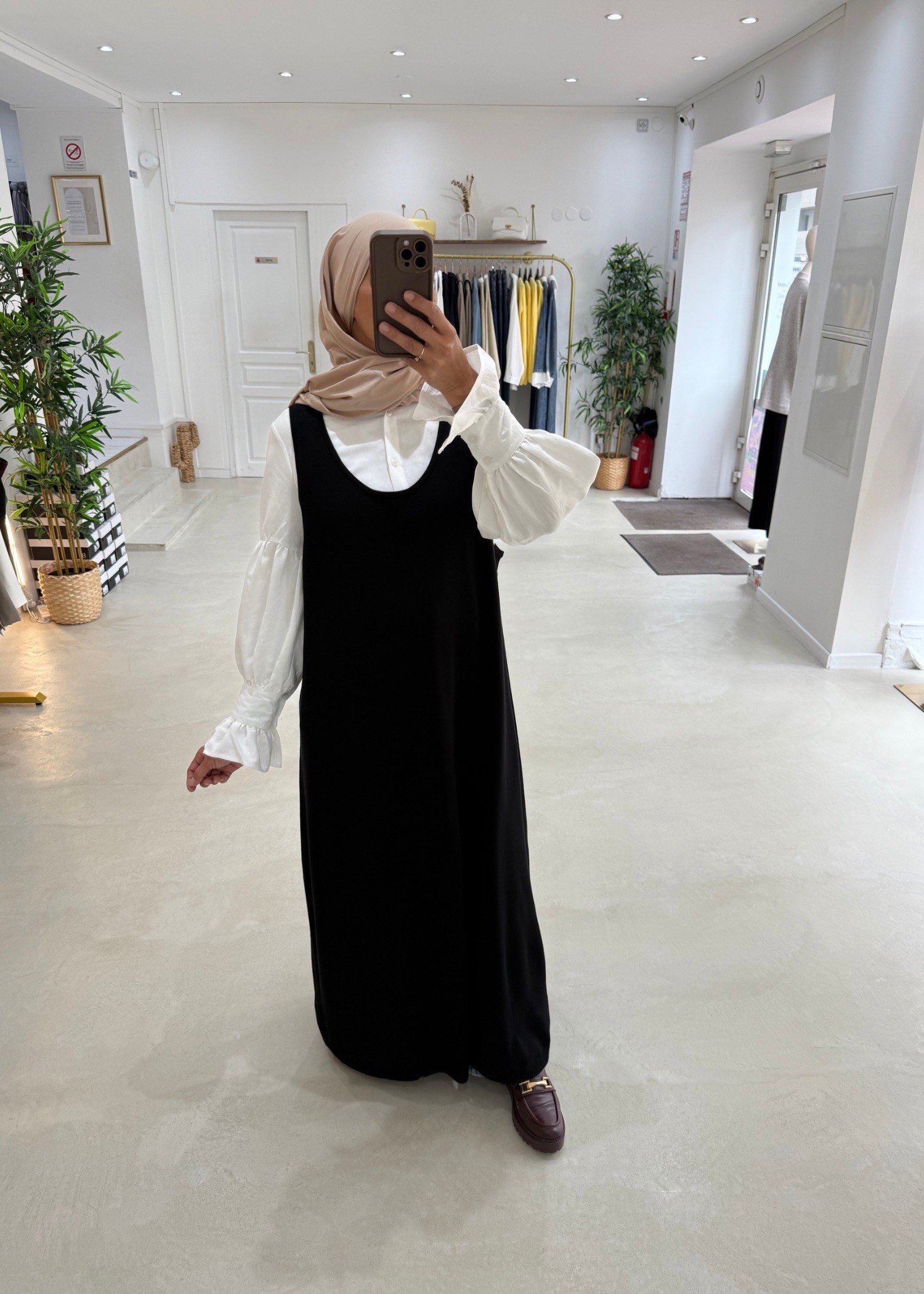 Robe Meraya Noir Robe Meraya Noir