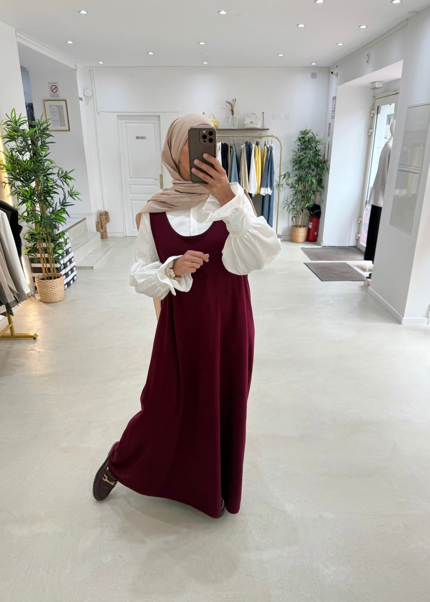 Robe Meraya Bordeaux