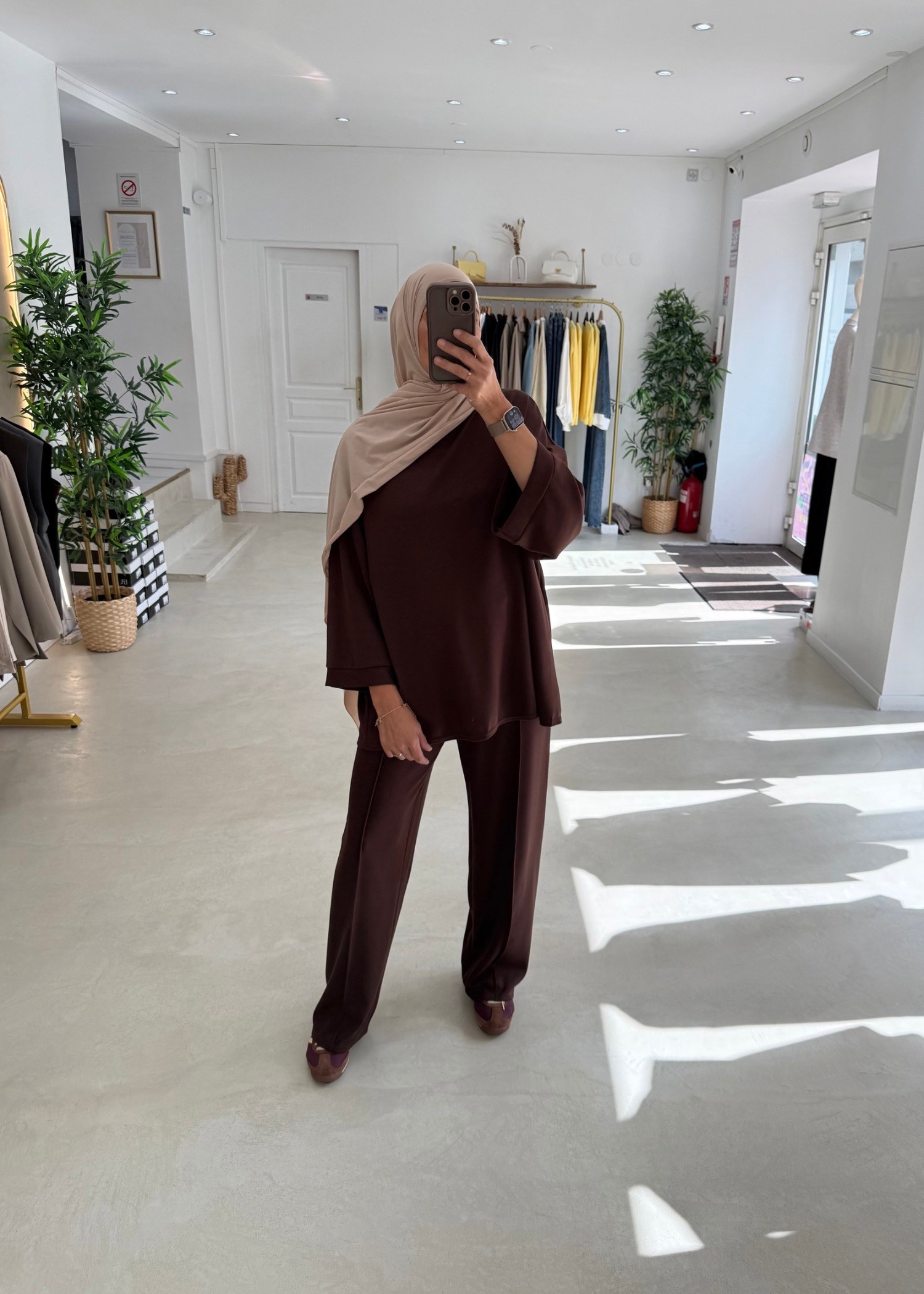 Ensemble basic chocolat