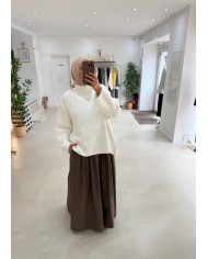 Pull Mila blanc