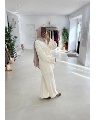 Ensemble maille col V