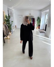 Ensemble maille col V