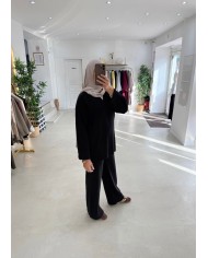 Ensemble maille col V