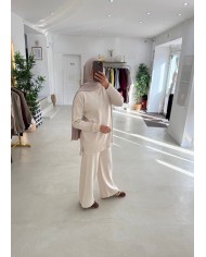 Ensemble maille col cheminé