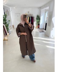 Trench coat oversize Carro chocolat