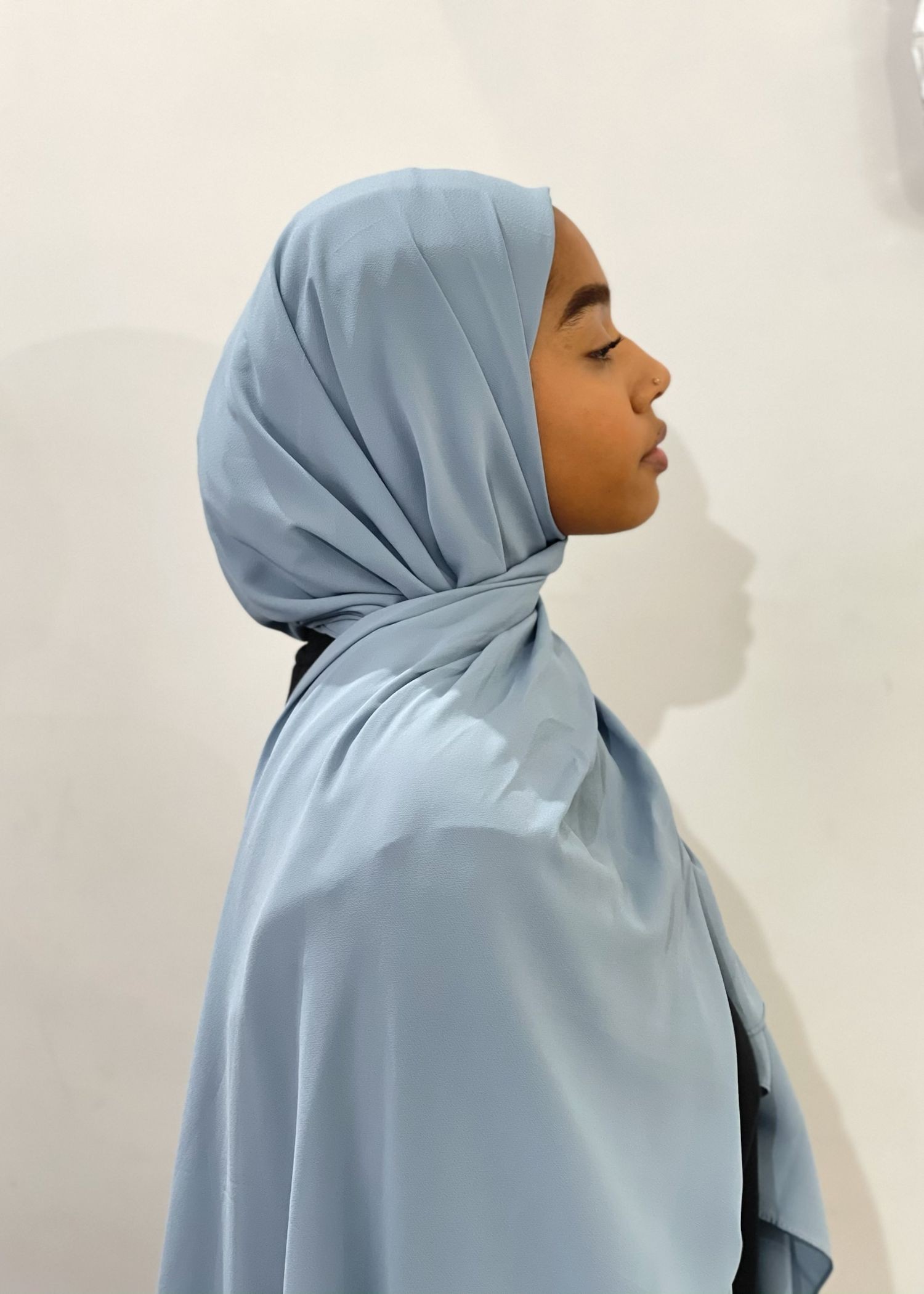 Deluxe mousseline bleu clair