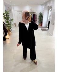 Ensemble maille col cheminé