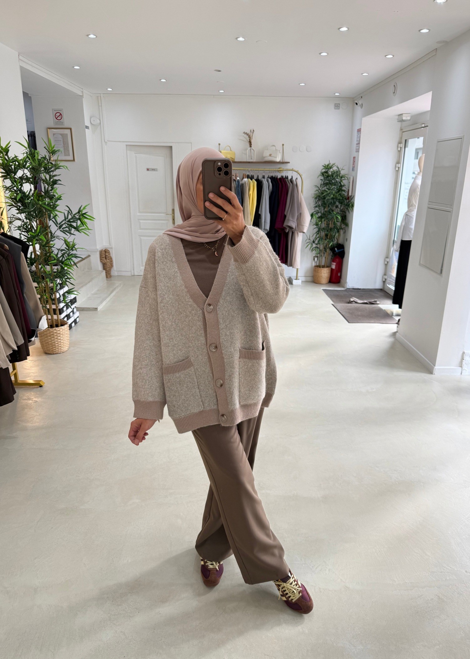 Gilet Aude taupe Gilet Aude taupe