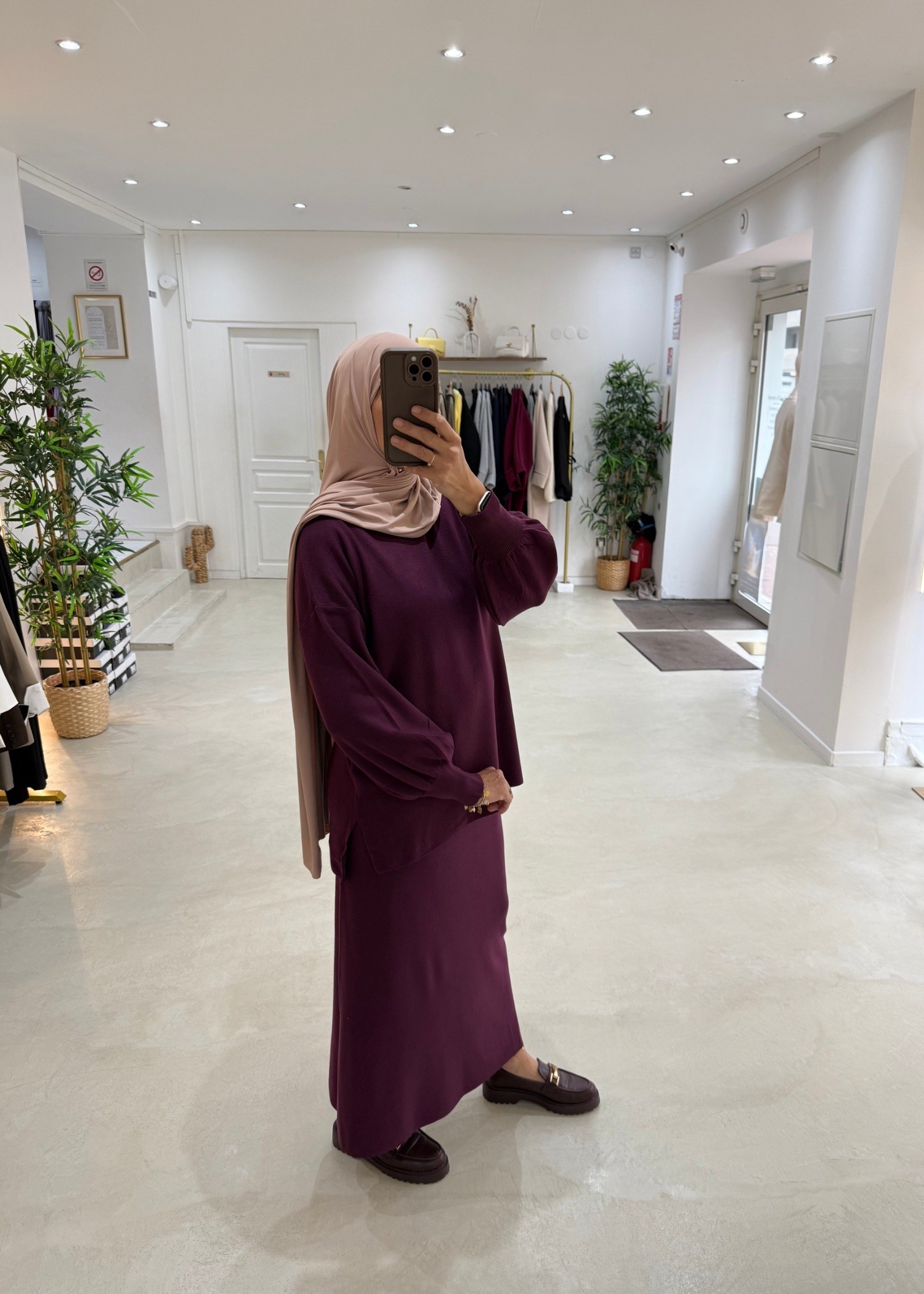 Ensemble Jupe Lonna Prune