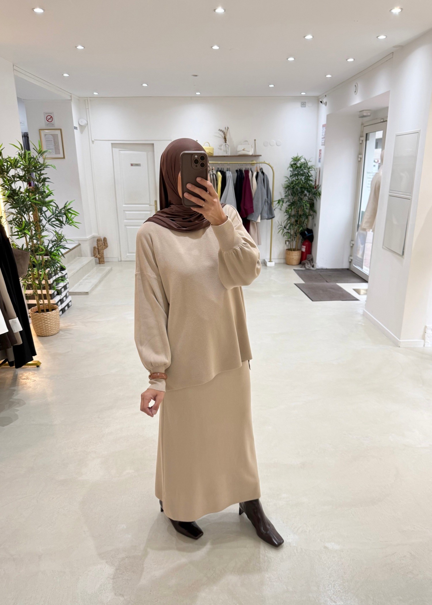 Ensemble jupe Lonna amel clair