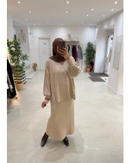 Ensemble jupe Lonna amel clair