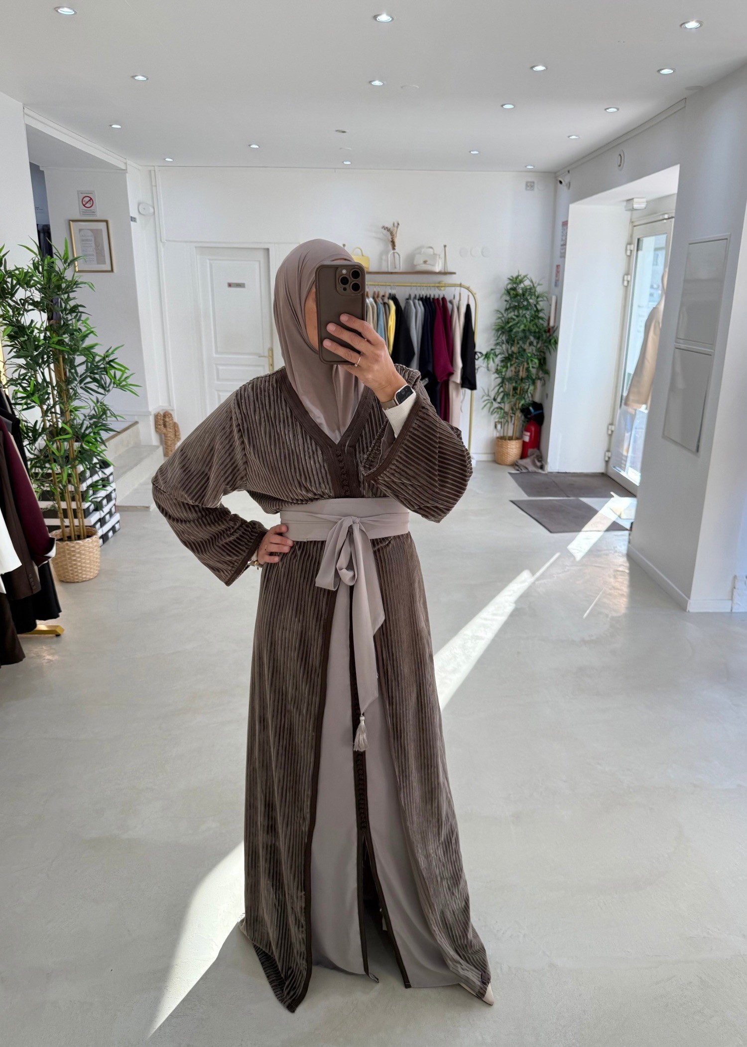 Caftan élégancia taupe
