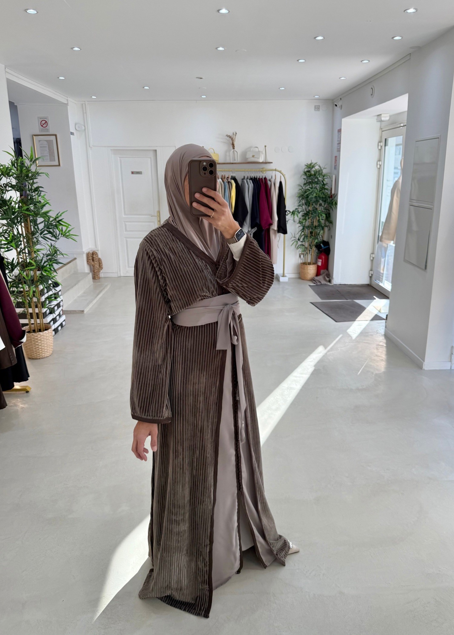 Caftan élégancia taupe