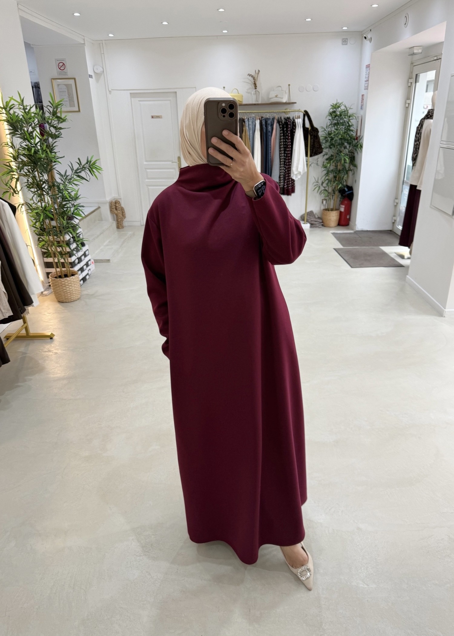 Robe Sheryne bordeaux