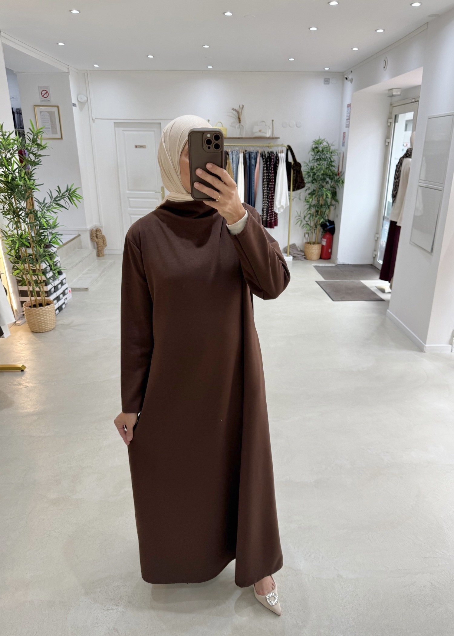 Robe Sheryne chocolat Robe Sheryne chocolat