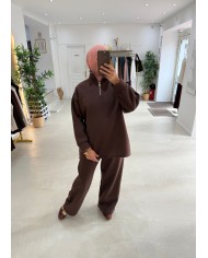 Ensemble City beige foncé