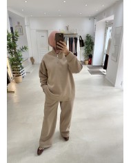 Ensemble City beige foncé