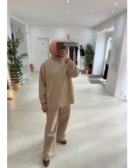 Ensemble City beige foncé