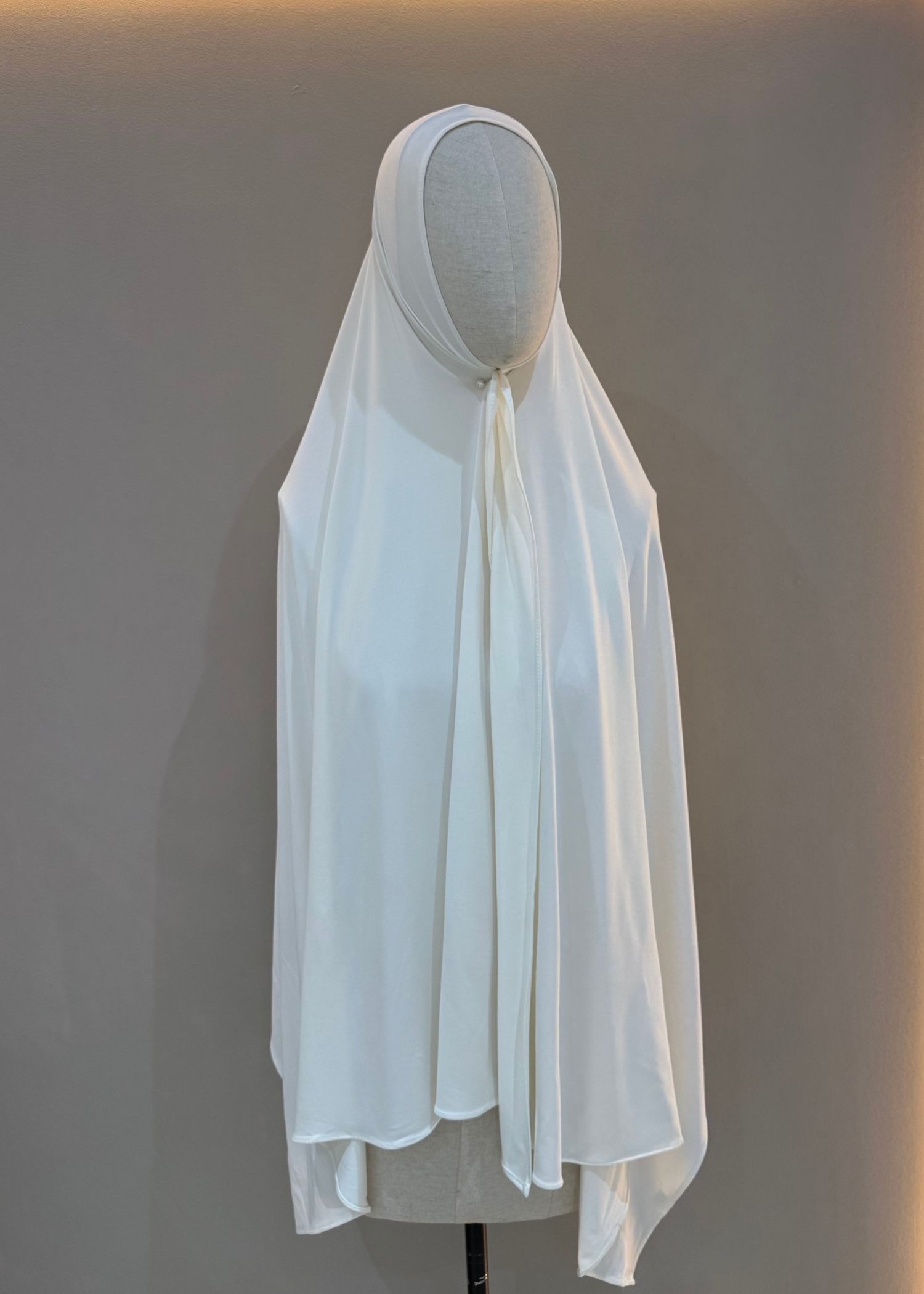 Jersey liquide blanc cassé