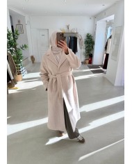 Manteau Kara en laine premium