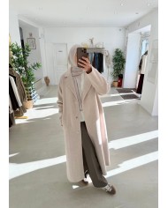 Manteau Kara en laine premium