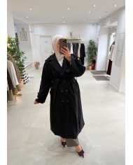 Manteau trench noir