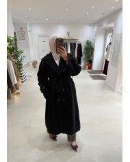 Manteau trench noir