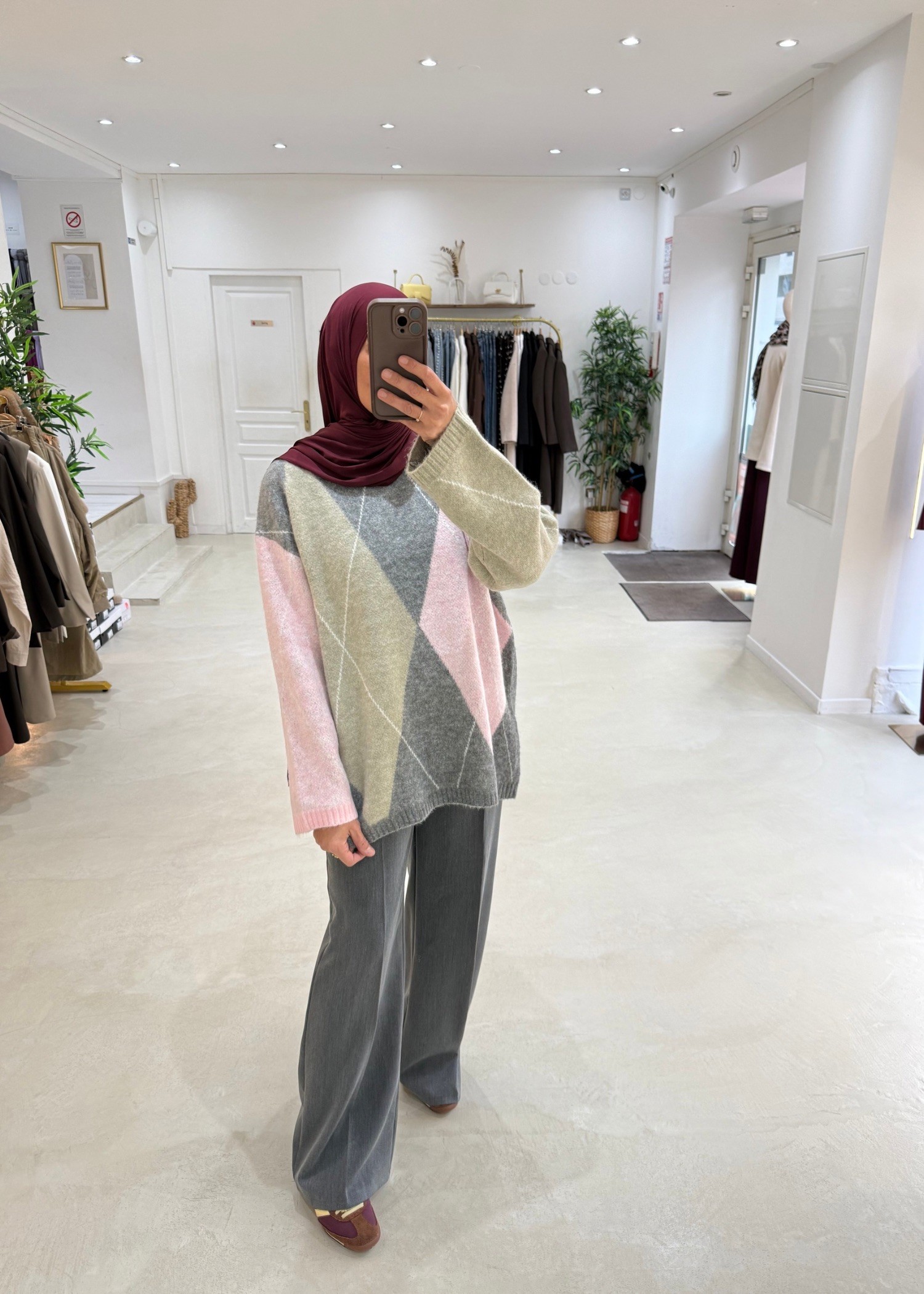 Pantalon classique gris