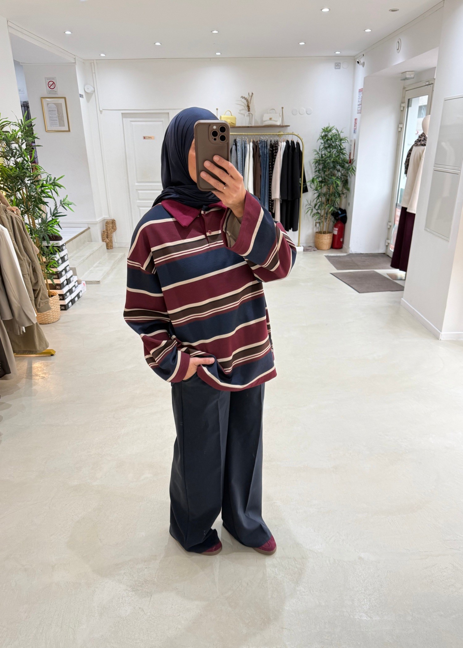 Pantalon classique marine