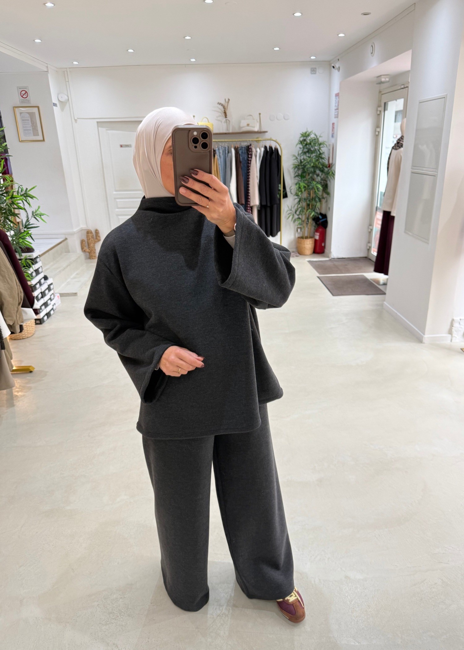 Ensemble Ozan gris foncé