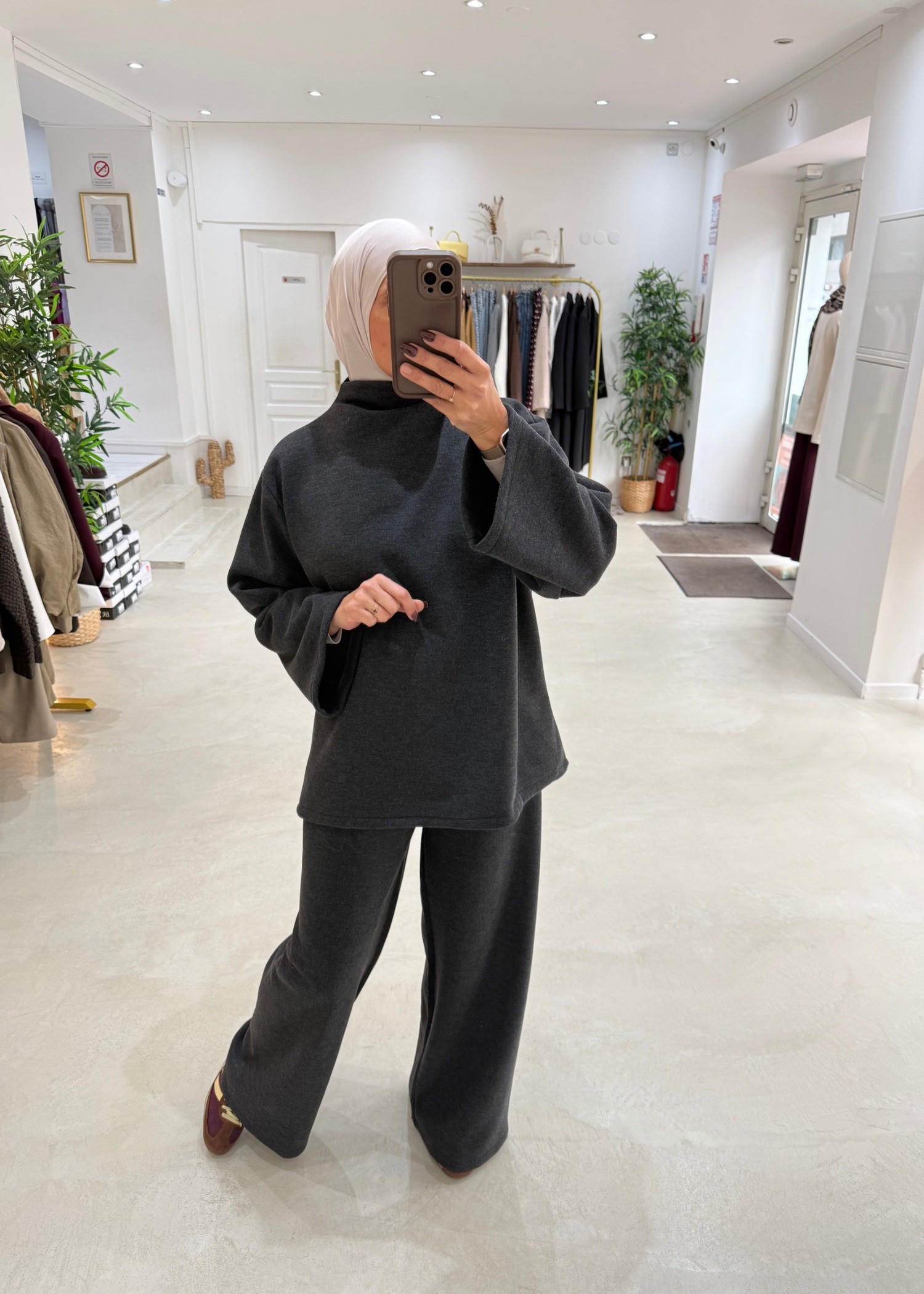 Ensemble Ozan gris foncé