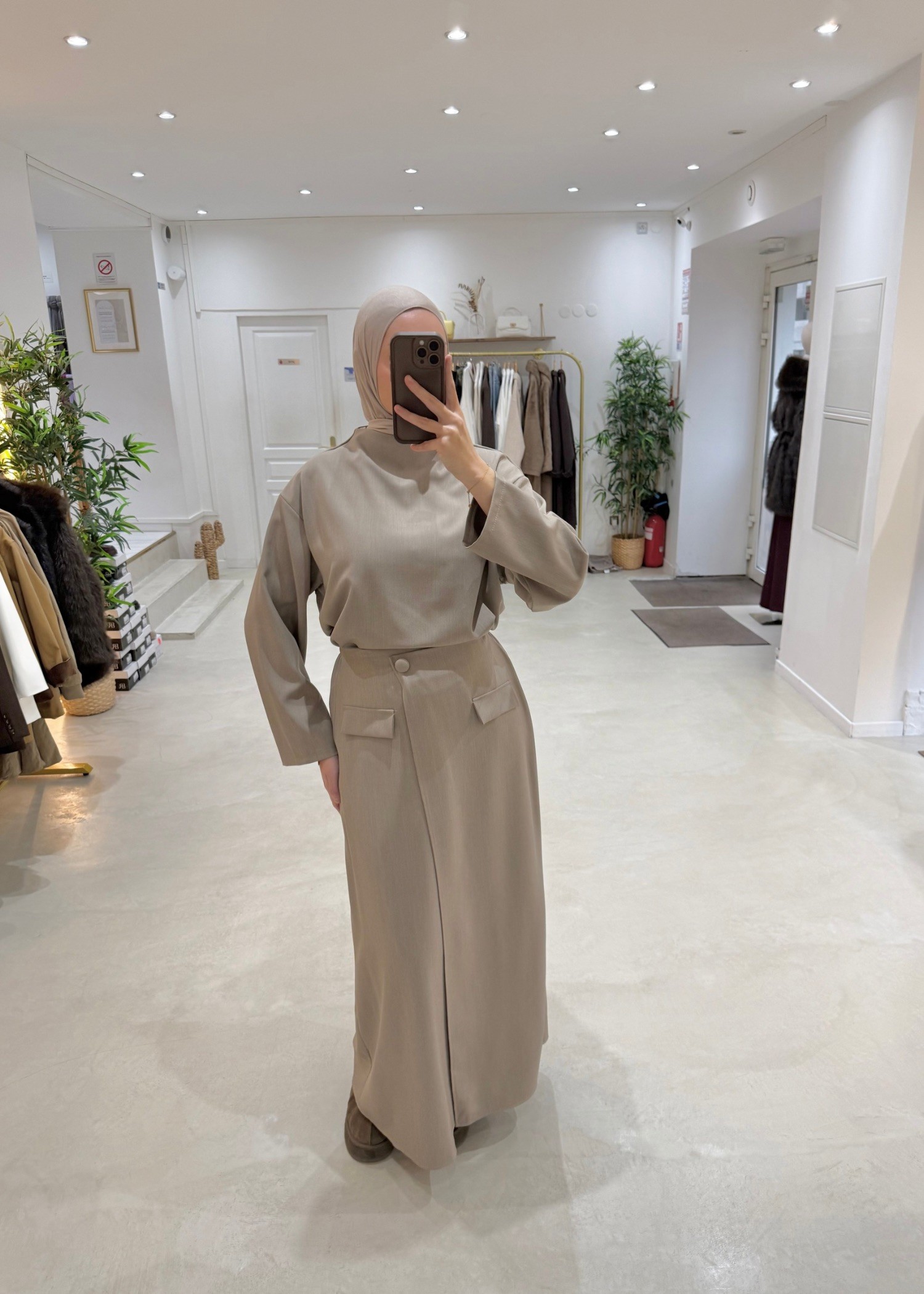 Ensemble Klelia grège