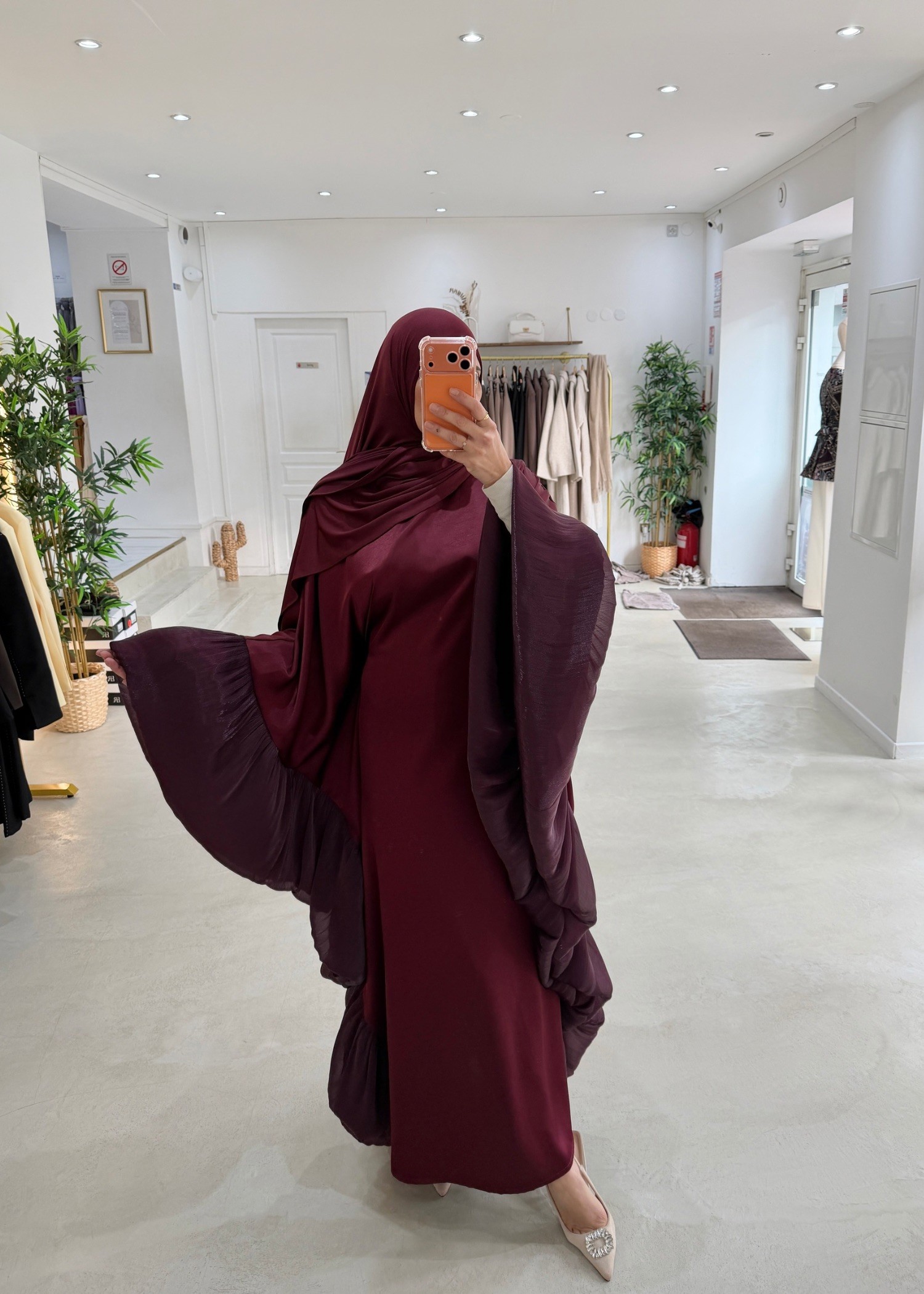 Abaya Umbrella bordeaux