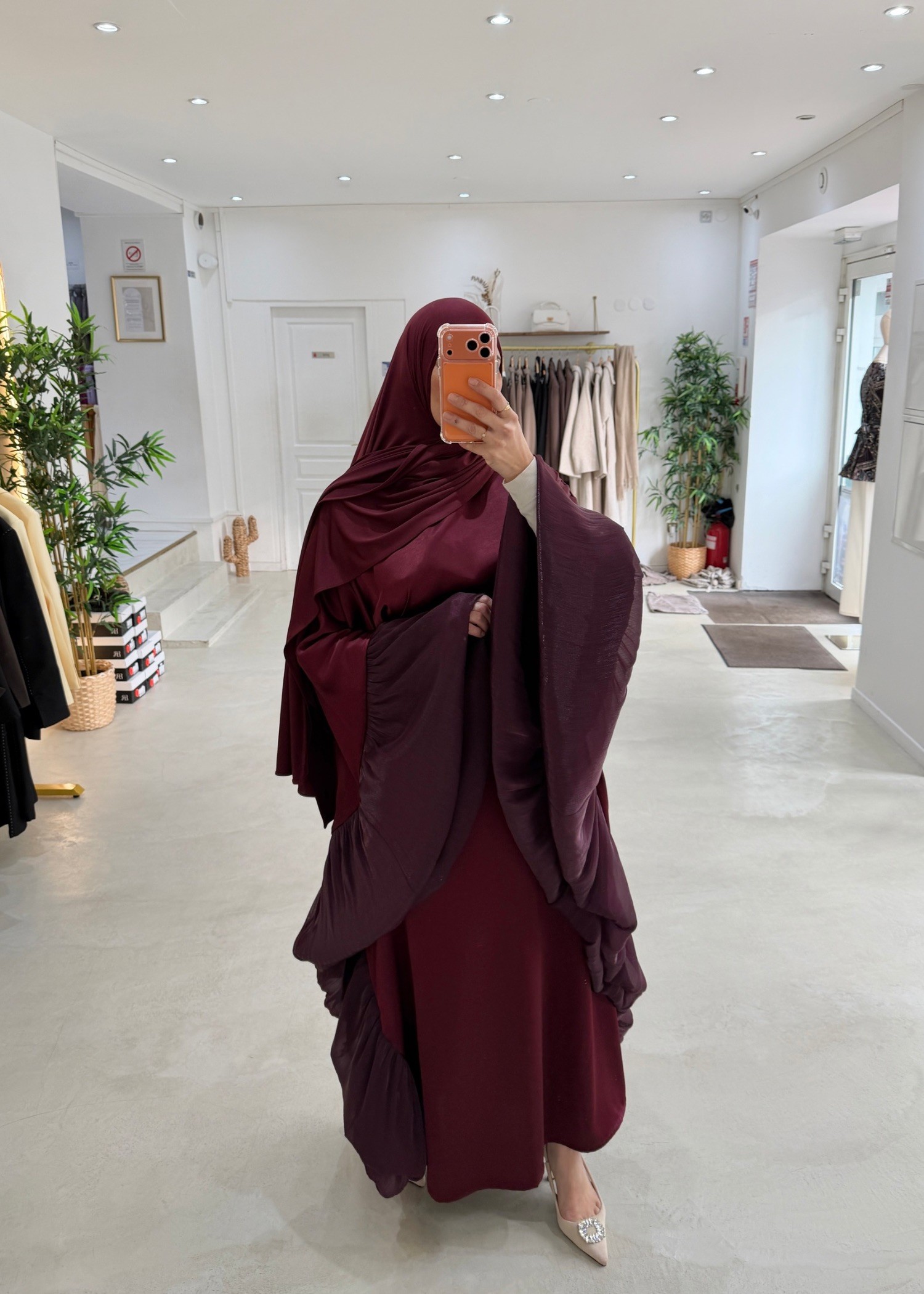 Abaya Umbrella bordeaux