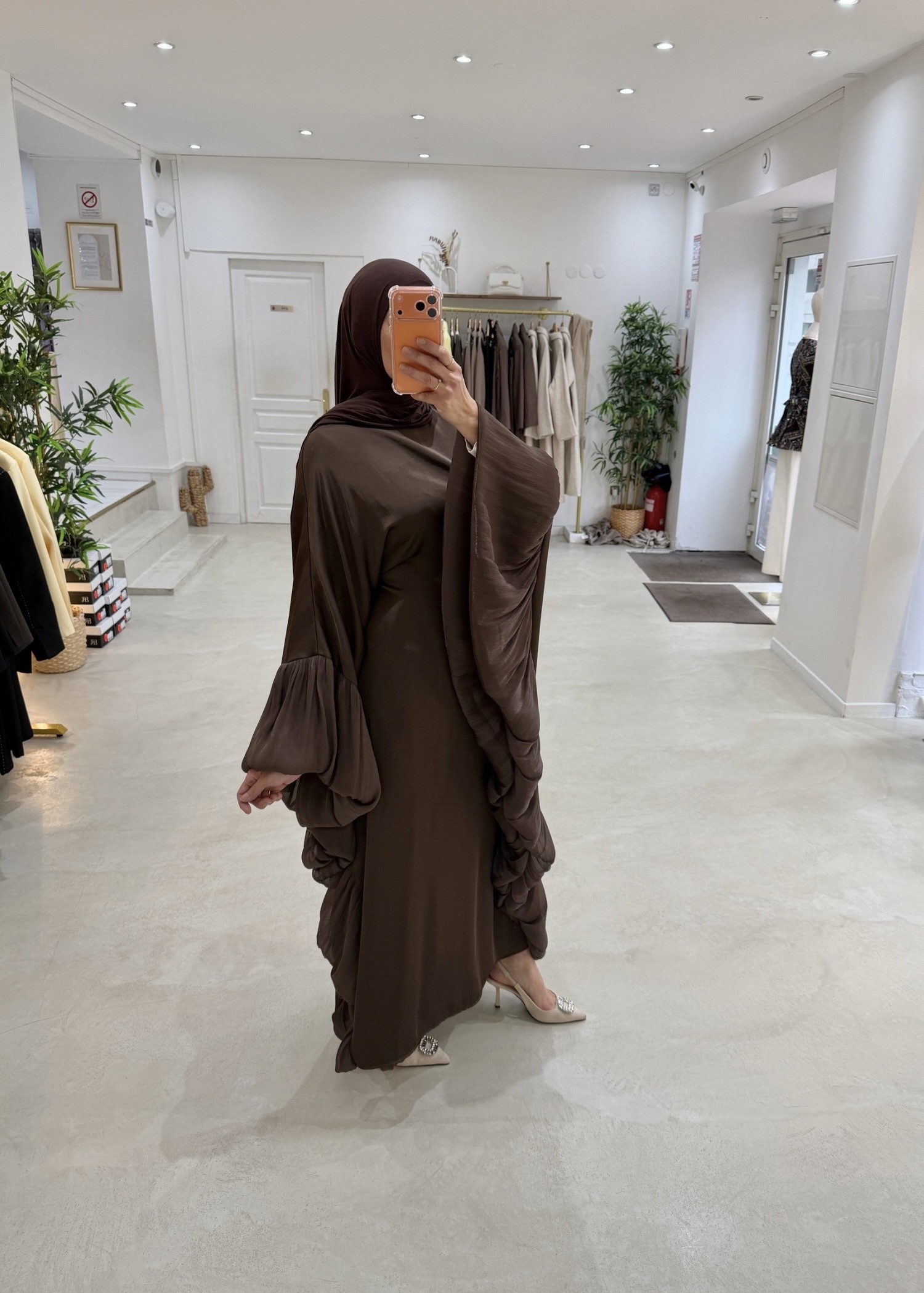 Abaya Umbrella chocolat