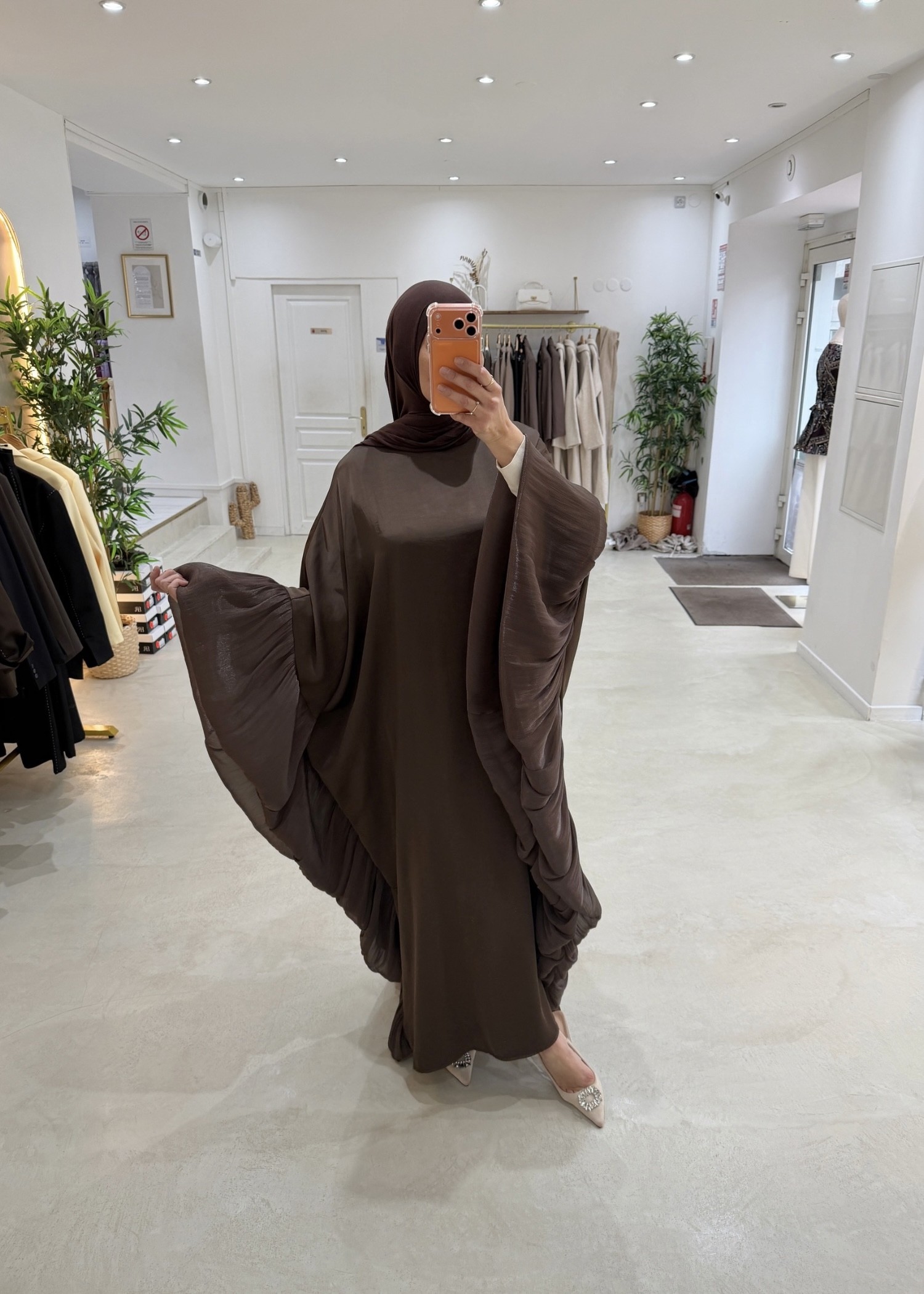 Abaya Umbrella chocolat
