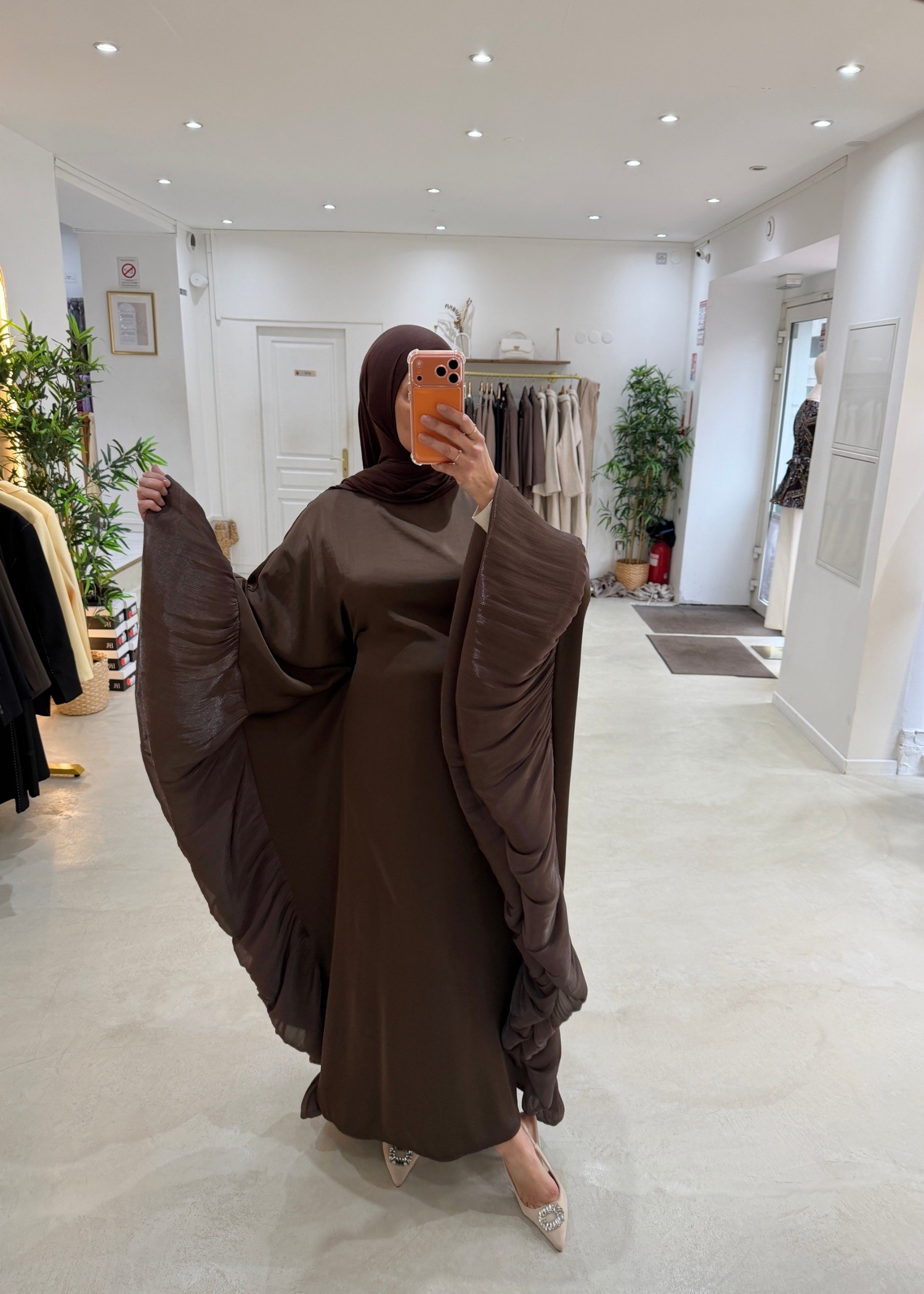 Abaya Umbrella chocolat