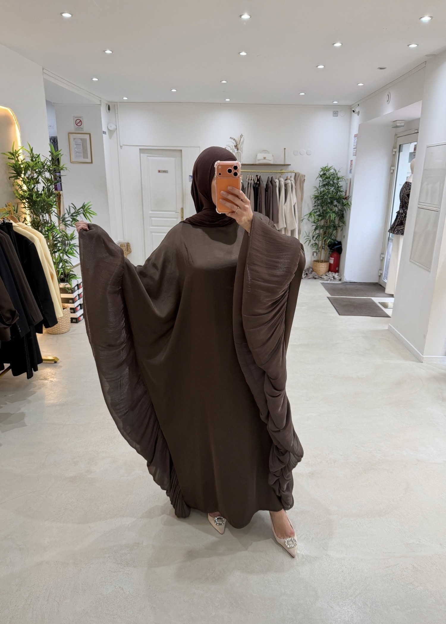 Abaya Umbrella chocolat