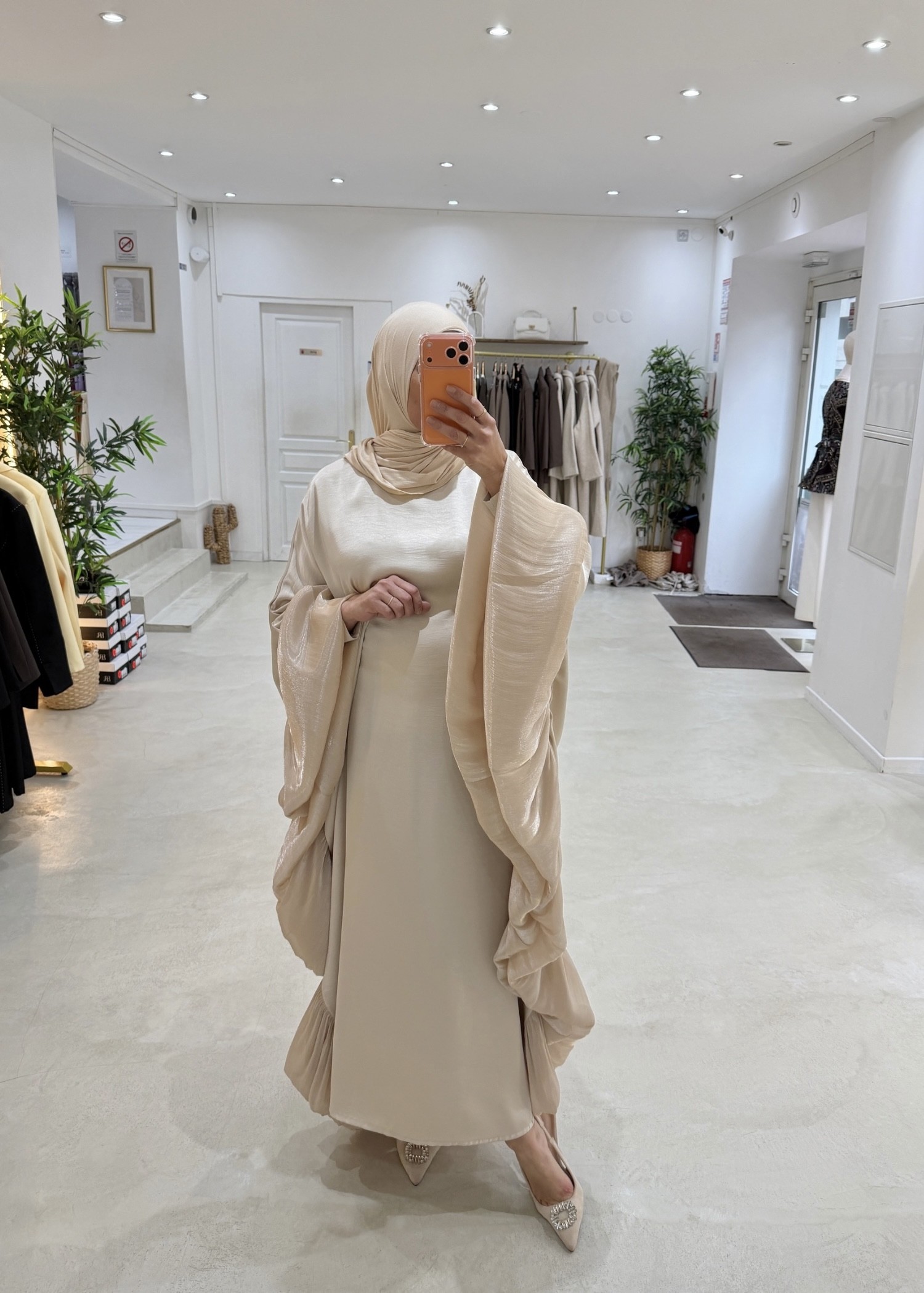 Abaya Umbrella beige