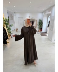 Abaya Layali vert d'eau